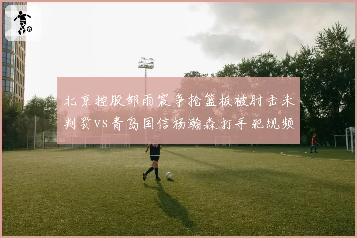 北京控股邹雨宸争抢篮板被肘击未判罚vs青岛国信杨瀚森打手犯规频吹，内线防守尺度不一